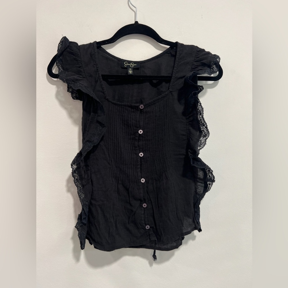 Jessica Simpson Black Blouse
